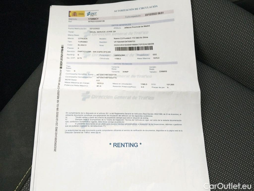  Citroen  C3 CITROEN  / 2020 / 5P / berlina con portón PureTech 81KW (110CV) S&S SHINE #8