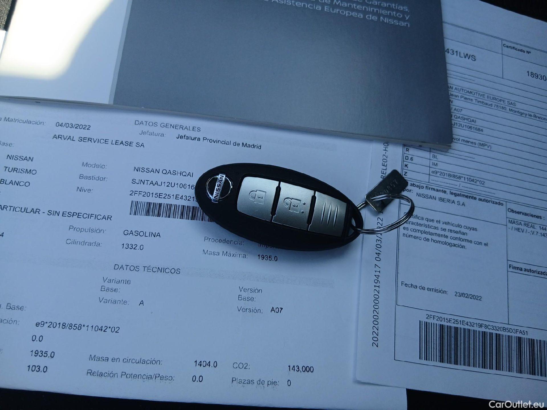  Nissan  Qashqai NISSAN  / 2021 / 5P / todoterreno DIG-T 103kW (140CV) mHEV 4x2 Acenta #1