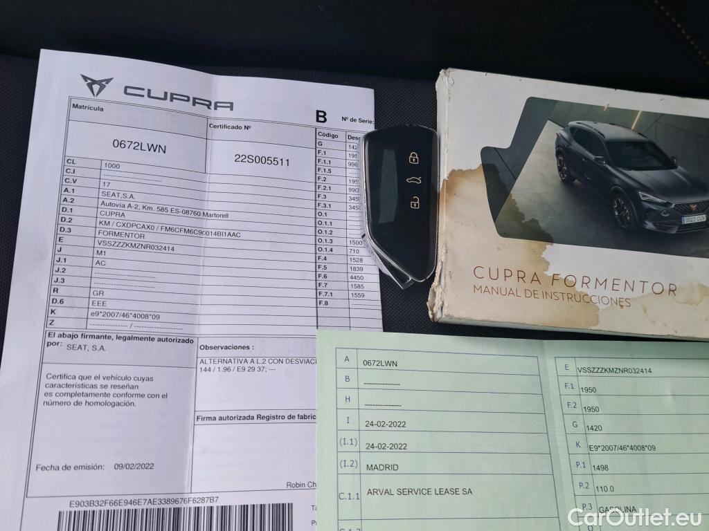  Cupra  Formentor CUPRA  / 2020 / 5P / todoterreno 1.5 TSI 110kW (150 CV) (AC) #2