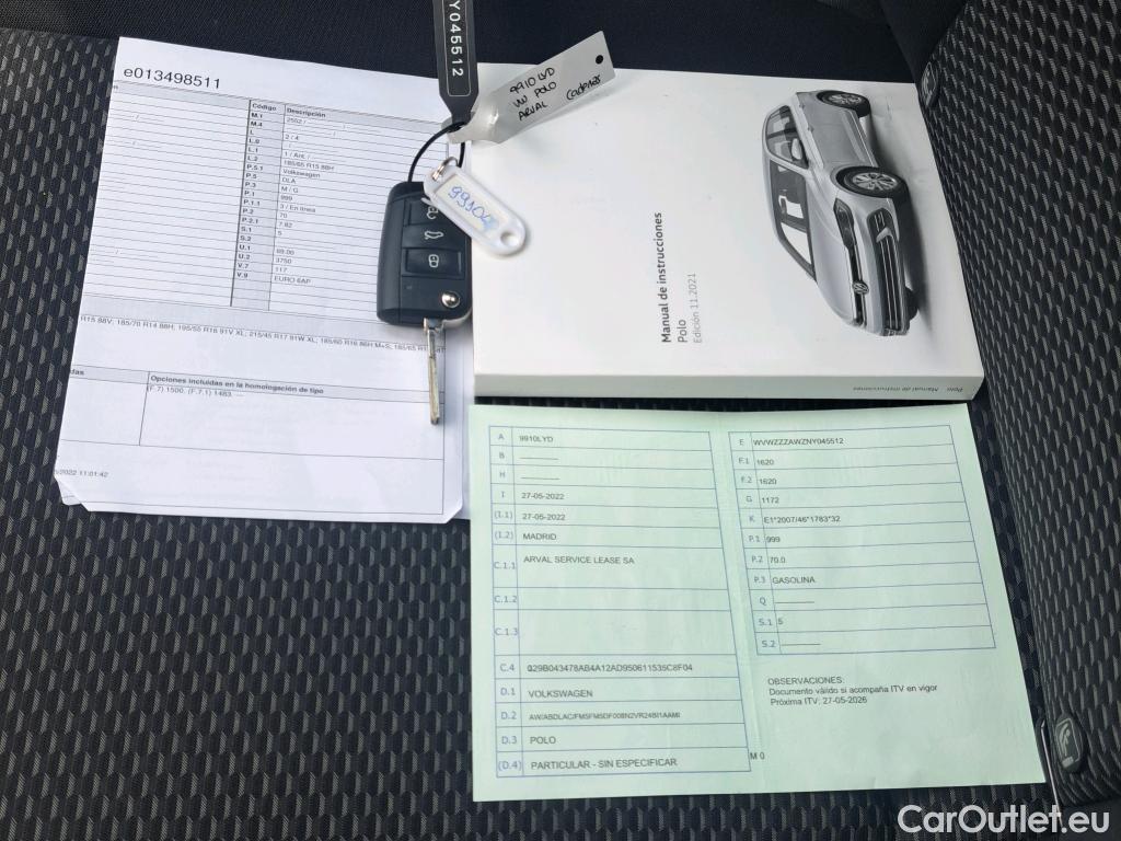  Volkswagen  Polo VOLKSWAGEN  1.0 TSI 95 CV #3