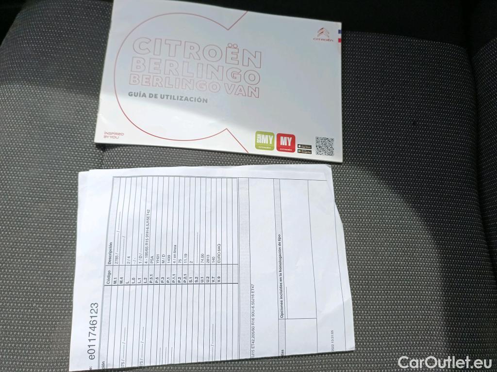  Citroen  Berlingo CITROEN  / 2018 / 3P / furgón derivado de turismo Talla M BlueHDi 100 CONTROL (AC2) #50