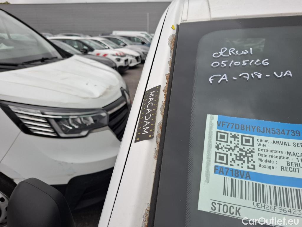  Citroen  Berlingo  Fourgon Club L1 (Court) 1.6 BlueHDi 100CV BVM5 E6 #14