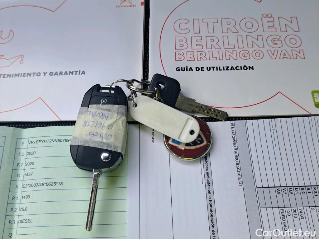  Citroen  Berlingo CITROEN  / 2018 / 3P / furgón derivado de turismo Talla M BlueHDi 100 CONTROL #2