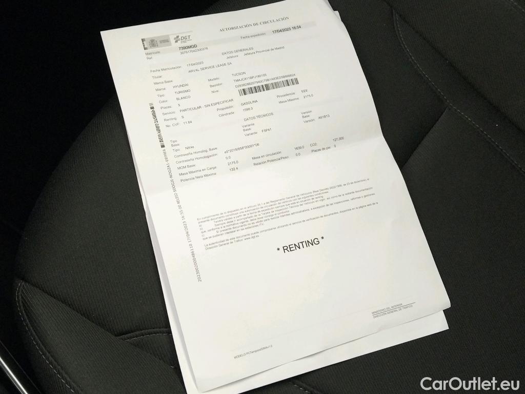  Hyundai  Tucson HYUNDAI  / 2020 / 5P / todoterreno 1.6 TGDI 169kW (230CV) HEV Maxx Auto #8