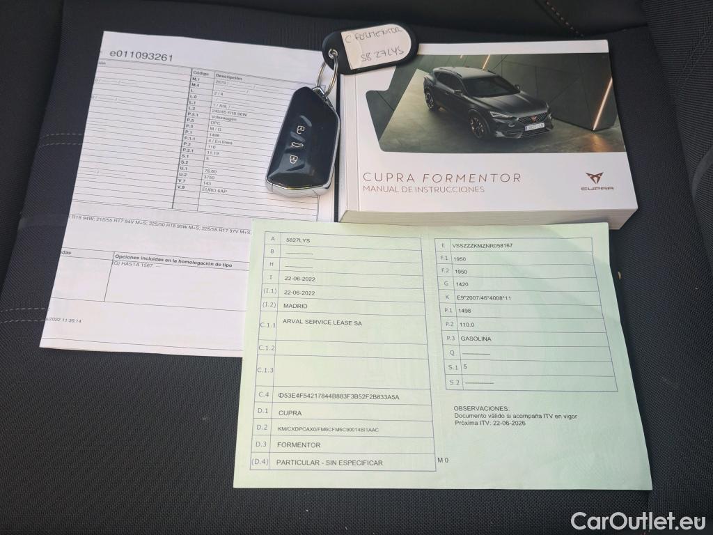  Cupra  Formentor CUPRA  / 2020 / 5P / todoterreno 1.5 TSI 110kW (150 CV) (AC3) #3