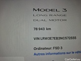  Tesla  Model 3 TESLA  / 2018 / 4P / Berline Grande Autonomie #7