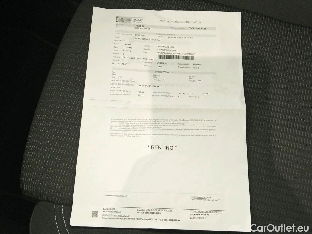  Nissan  Qashqai NISSAN  / 2024 / 5P / todoterreno DIG-T 103kW (140CV) mHEV 4x2 Acenta  #6