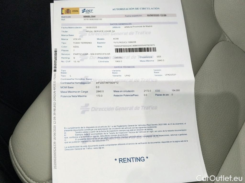  Volvo  XC90 VOLVO  / 2019 / 5P / todoterreno 2.0 B5 D AWD Business Plus Auto #4