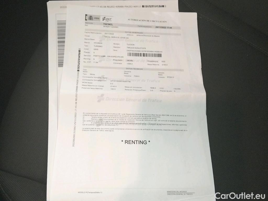  Hyundai  Tucson HYUNDAI  / 2020 / 5P / todoterreno 1.6 CRDI 100kW (136CV) 48V Maxx DCT #5