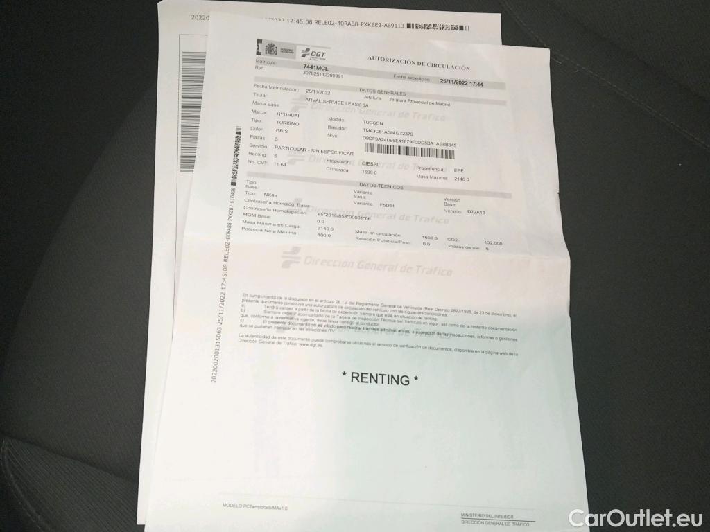  Hyundai  Tucson HYUNDAI  / 2020 / 5P / todoterreno 1.6 CRDI 100kW (136CV) 48V Maxx DCT #6