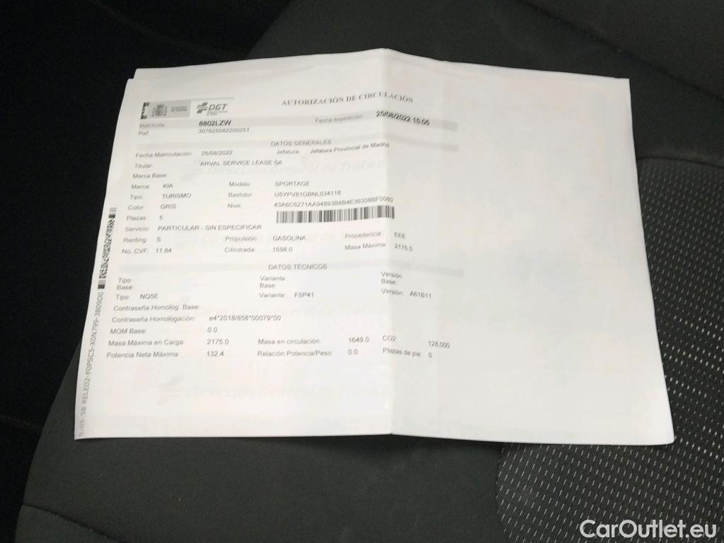  KIA  Sportage KIA  / 2022 / 5P / todoterreno 1.6 T-GDi HEV 171kW (230CV) Drive 4X2 #25