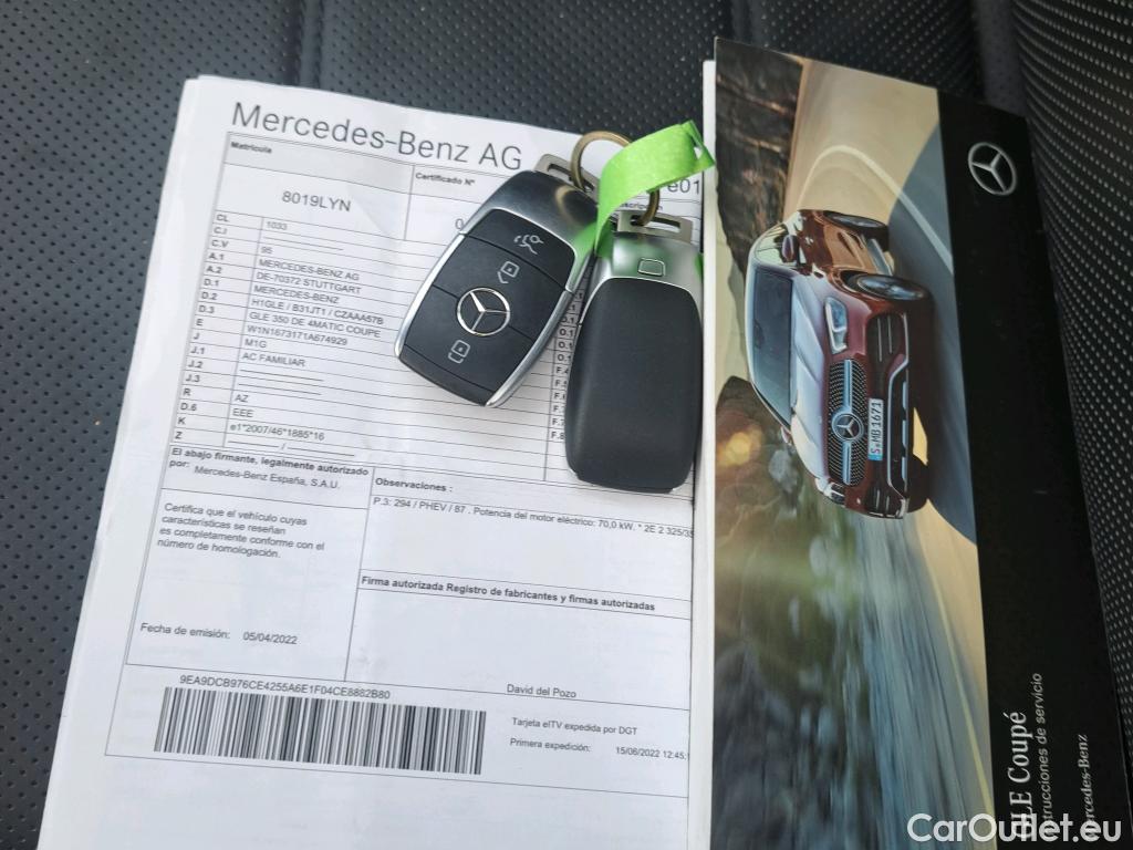  Mercedes  G-Klasee MERCEDES-BENZ GLE Coupé / 2020 / 5P / todoterreno GLE 350 de 4MATIC (Híbrido Enchufable) #25