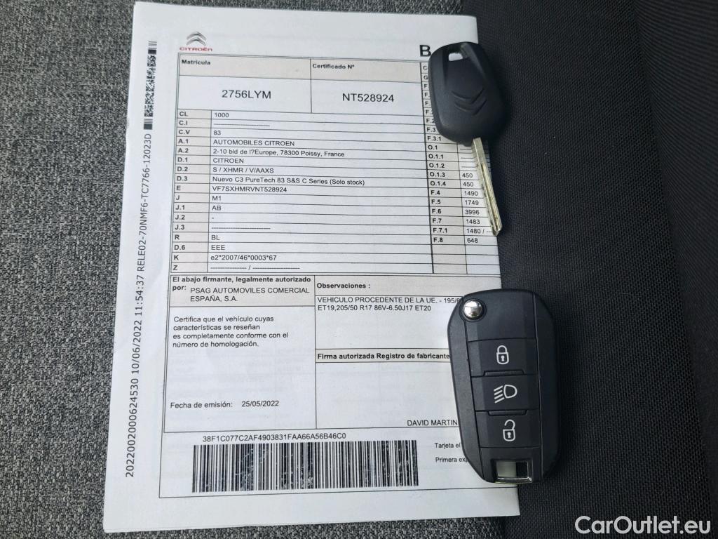 Citroen  C3 CITROEN  / 2020 / 5P / berlina con portón PureTech 60KW (83CV) C-Series(SP) #6