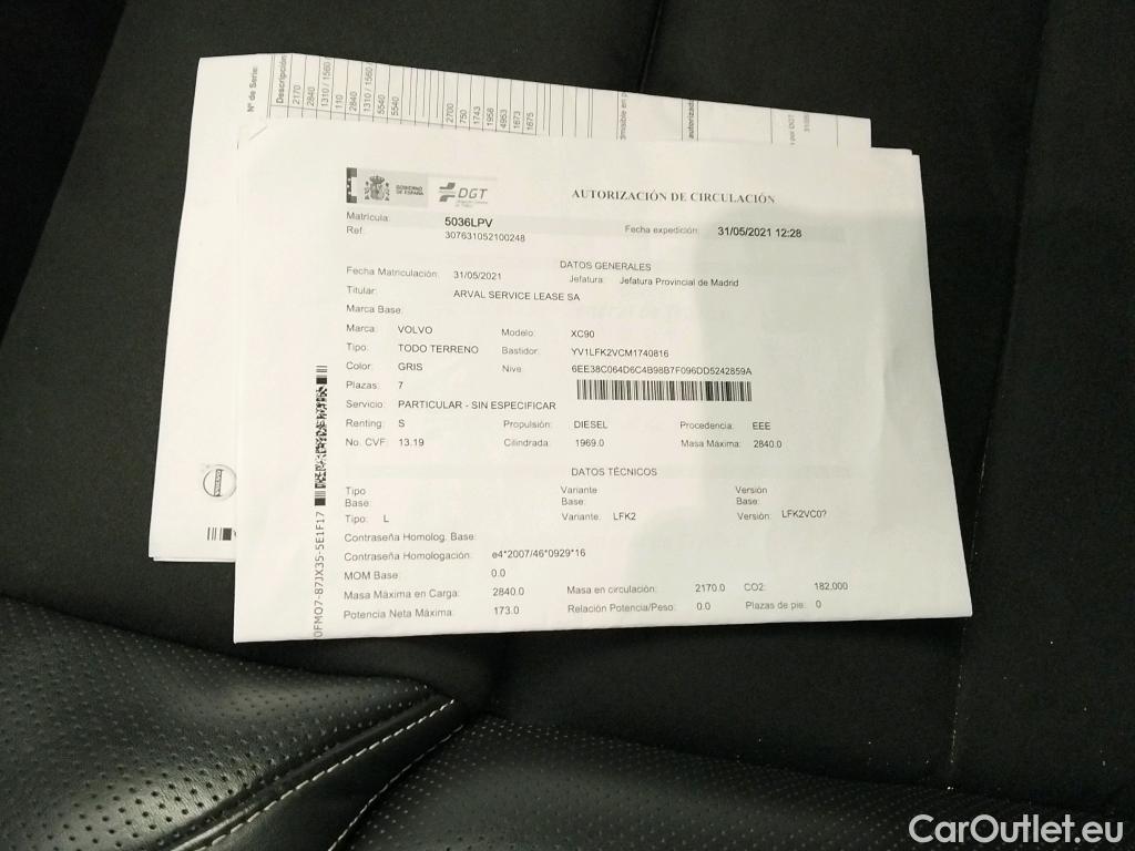  Volvo  XC90 VOLVO  / 2019 / 5P / todoterreno 2.0 B5 D AWD R-Design Auto #10
