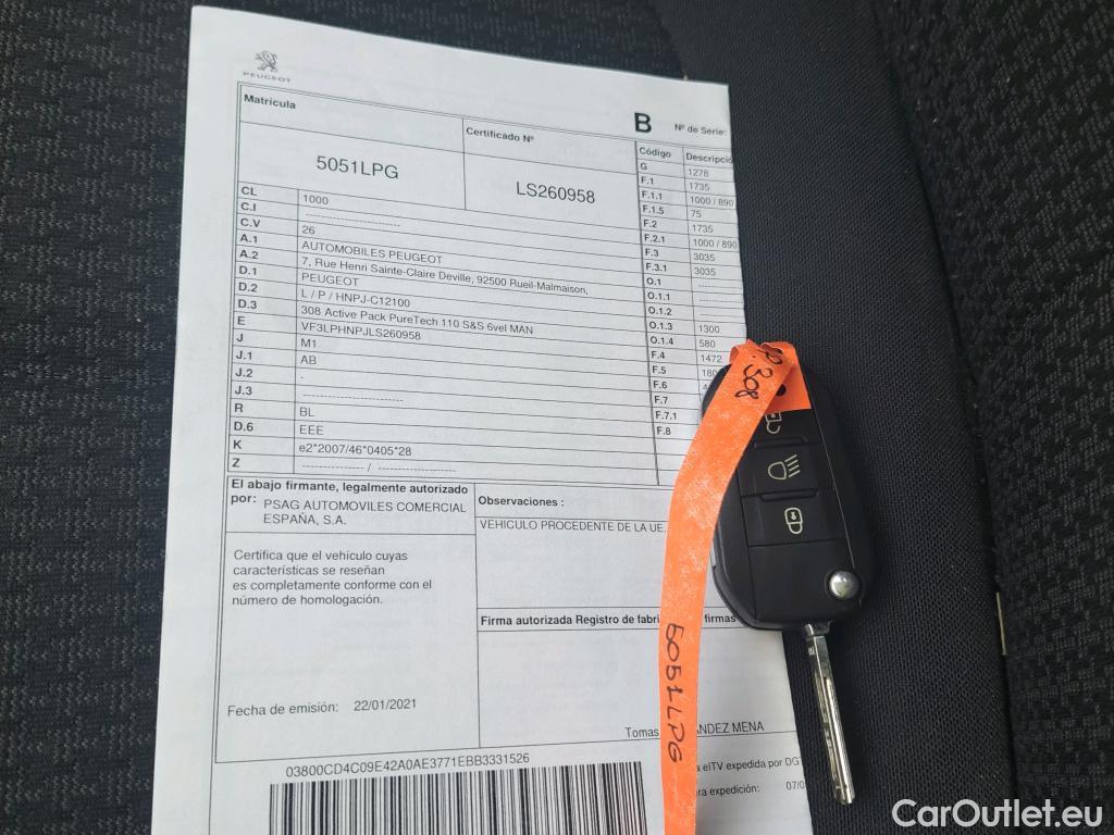 Peugeot  308 PEUGEOT  / 2017 / 5P / berlina con portón 5p Active Pack PureTech 110 S&S (AC) #2