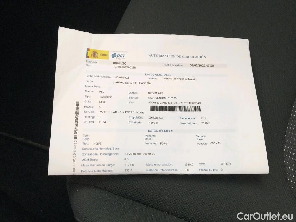  KIA  Sportage KIA  / 2022 / 5P / todoterreno 1.6 T-GDi HEV 171kW (230CV) Drive 4X2 #9