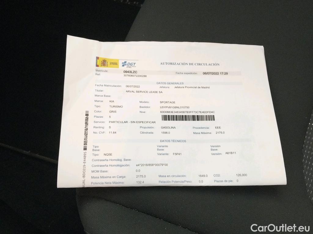  KIA  Sportage KIA  / 2022 / 5P / todoterreno 1.6 T-GDi HEV 171kW (230CV) Drive 4X2 #10