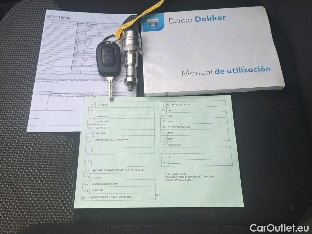  Dacia  Dokker DACIA  / 2013 / 4P / combi Essential 1.6 80kW (110CV) ECO-G N1 #1