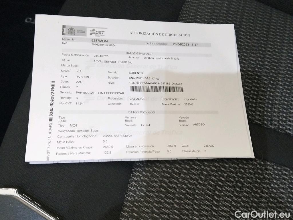  KIA  Sorento  Drive PHEV 4WD 1.6 T-GDI AT6 E6d #10