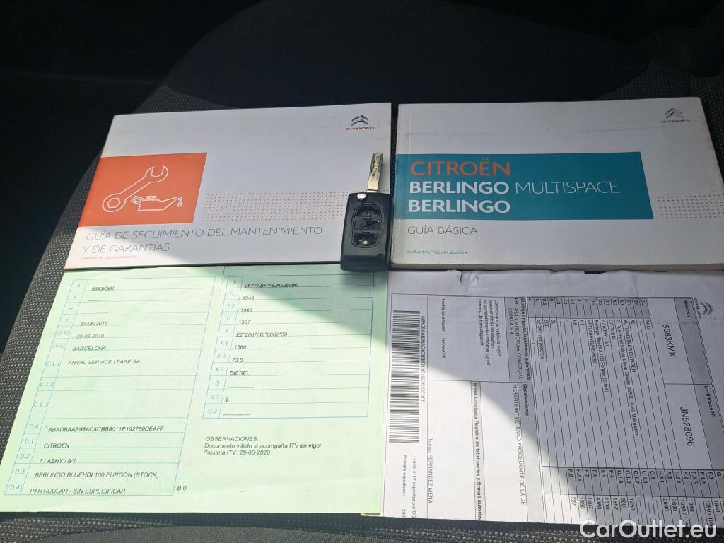  Citroen  Berlingo CITROEN  / 2015 / 3P / furgón derivado de turismo BlueHDi 74KW (100CV) #7
