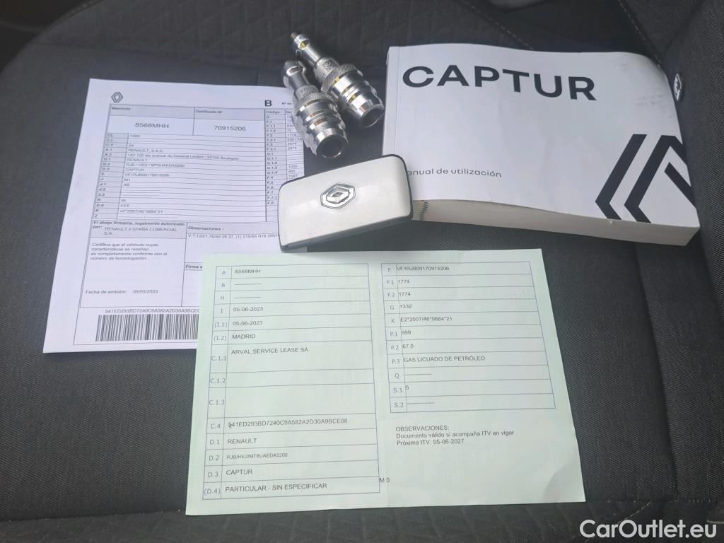  Renault  Captur RENAULT  / 2020 / 5P / todoterreno Intens TCe 74kW (100CV) GLP #1