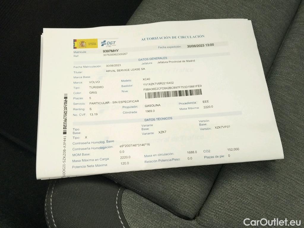  Volvo  XC 40 VOLVO XC40 / 2021 / 5P / todoterreno 2.0 B3 G Plus Dark Auto #8