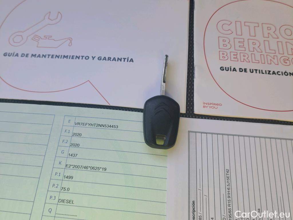  Citroen  Berlingo CITROEN  / 2018 / 3P / furgón derivado de turismo Talla M BlueHDi 100 CONTROL #2