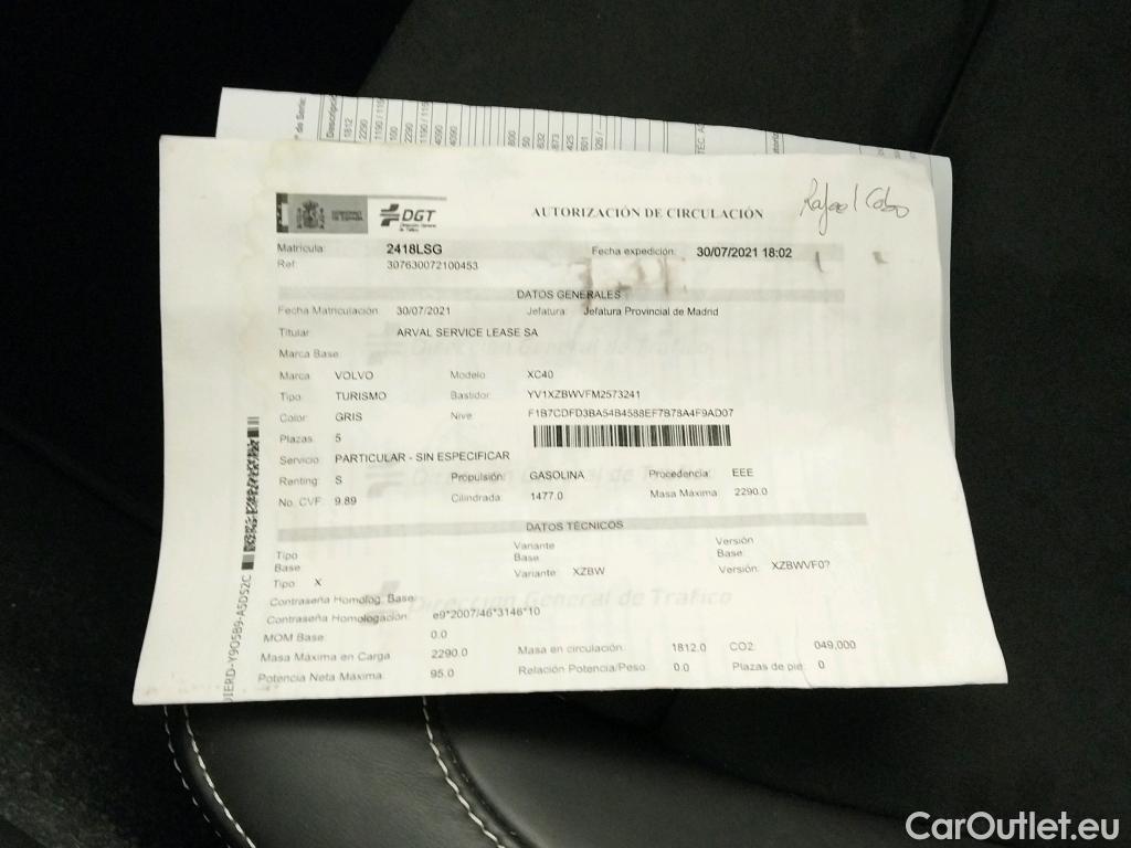  Volvo  XC 40 VOLVO XC40 / 2017 / 5P / todoterreno 1.5 T4 Twin Recharge R-Design Auto #12