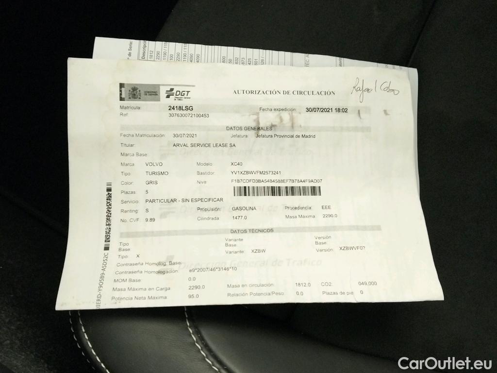  Volvo  XC 40 VOLVO XC40 / 2017 / 5P / todoterreno 1.5 T4 Twin Recharge R-Design Auto #13